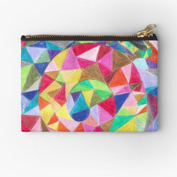 Colourful shell horn Zipper Pouch