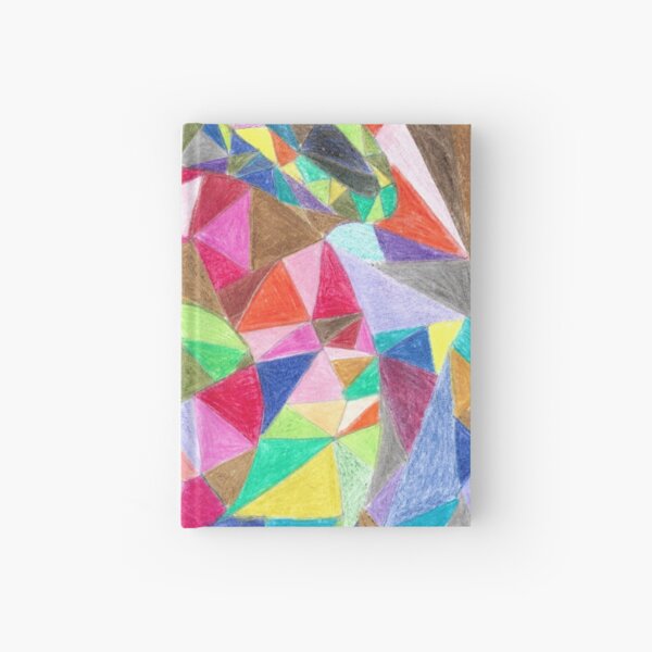 Colourful shell horn Hardcover Journal