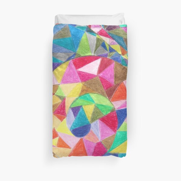 Colourful shell horn Duvet Cover