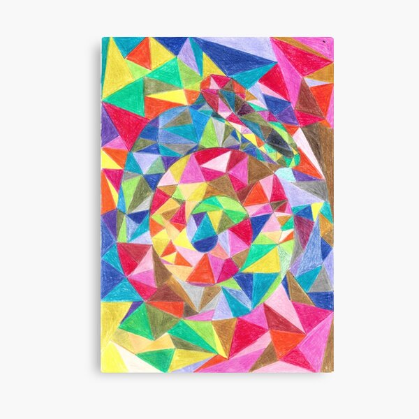 Colourful shell horn Canvas Print