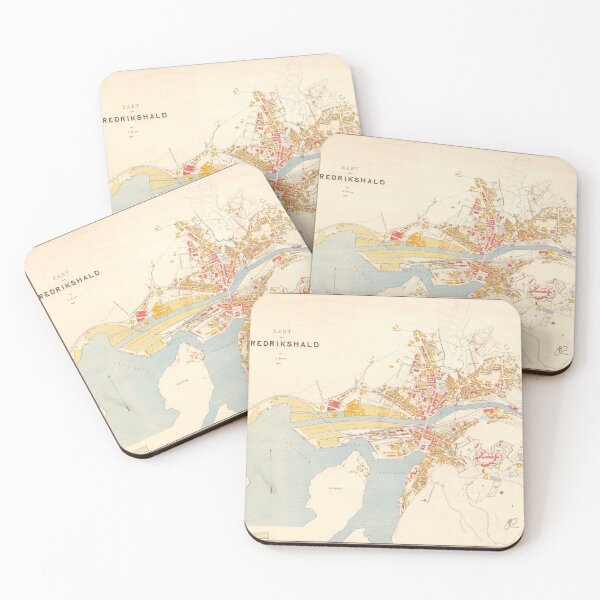 Item preview, Vintage Halden Norway Map (1905) Frederikshald Atlas designed and sold by BravuraMedia.
