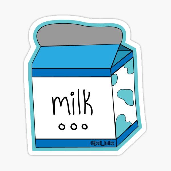 Item preview, milk carton designed and sold by jeeks.