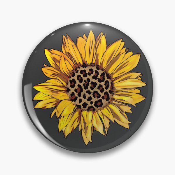 Item preview, Leopard Animal Print Sunflower designed and sold by DigitalPie.