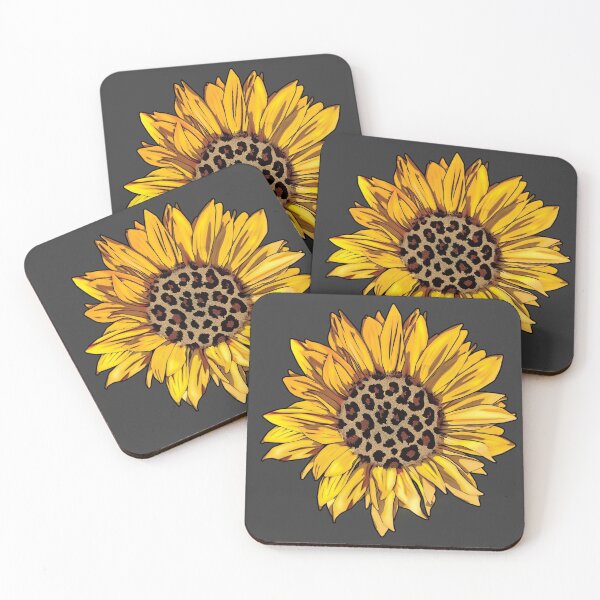 Item preview, Leopard Animal Print Sunflower designed and sold by DigitalPie.