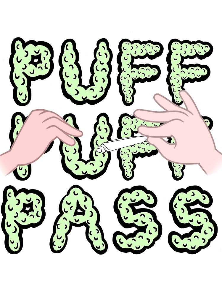 Puff Puff Pass (Green) | Postcard