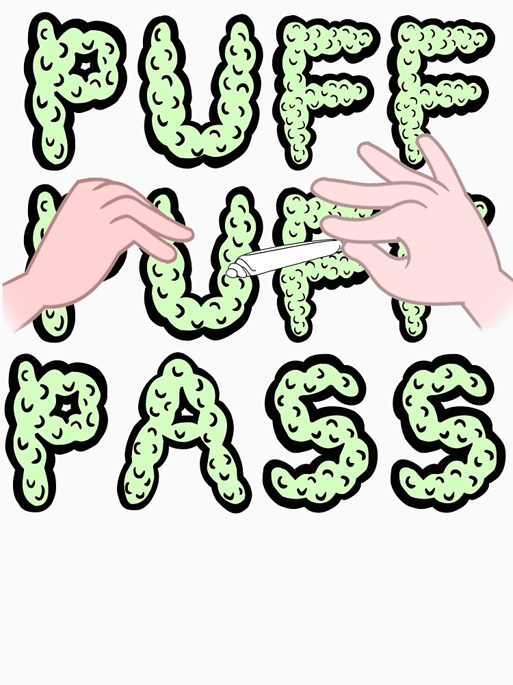 Puff Puff Pass (Green) | Postcard