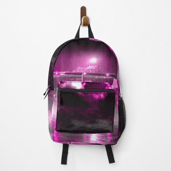 Item preview, Highway Night Tolls In The Rain, Purple Reflections On Asphalt Monochromatic Art designed and sold by Flavio Vieri.