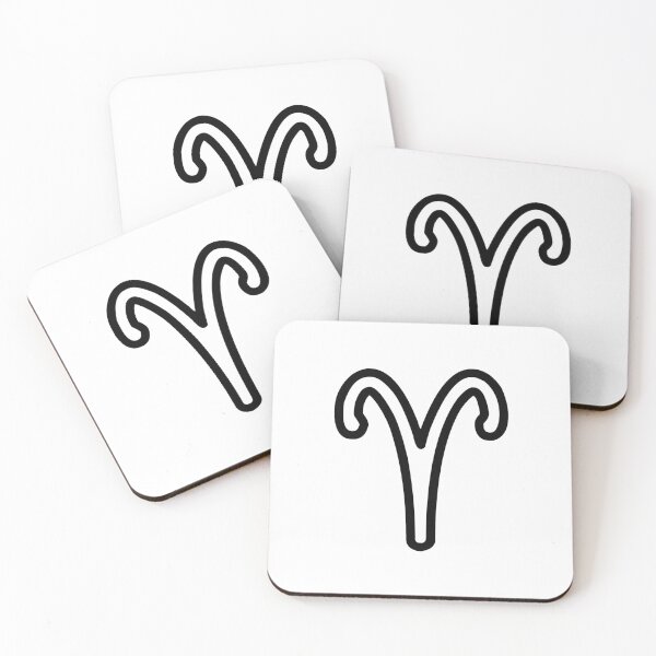 Artikelvorschau, Aries Zodiac Sign - Sticker (astrology) entworfen und verkauft von JessisArt.