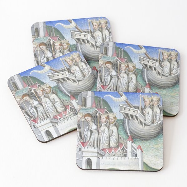 Item preview, Kings and queens in a castle designed and sold by brushandframes.