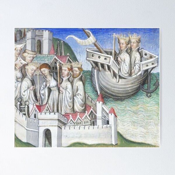 Item preview, Kings and queens in a castle designed and sold by brushandframes.