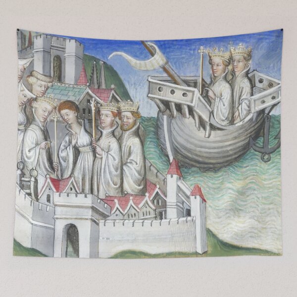 Item preview, Kings and queens in a castle designed and sold by brushandframes.