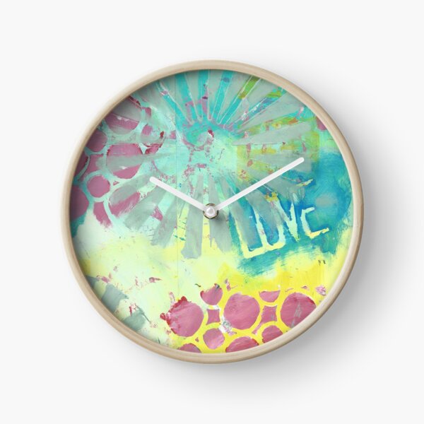 Love Collage Clock