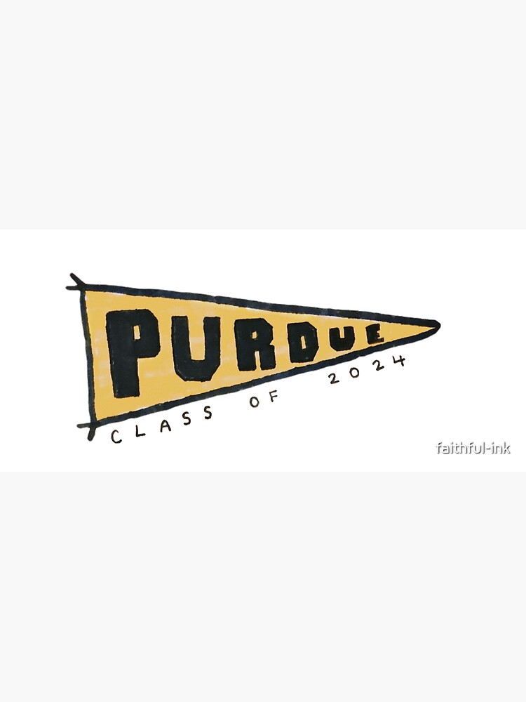 "Purdue Class of 2024 Flag" Poster by faithfulink Redbubble