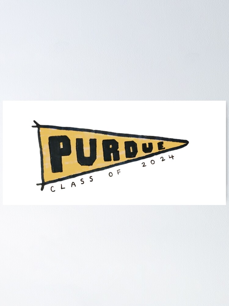 "Purdue Class of 2024 Flag" Poster by faithfulink Redbubble