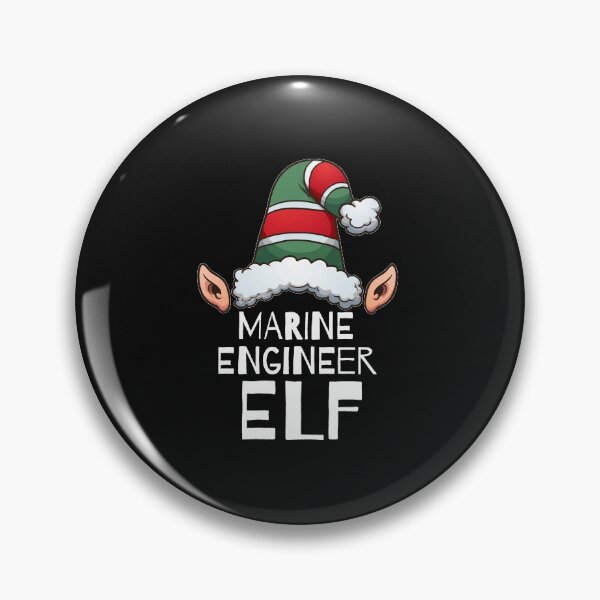 Item preview, Marine Engineer Elf Christmas Holidays Xmas Elves Engineering designed and sold by losttribe.
