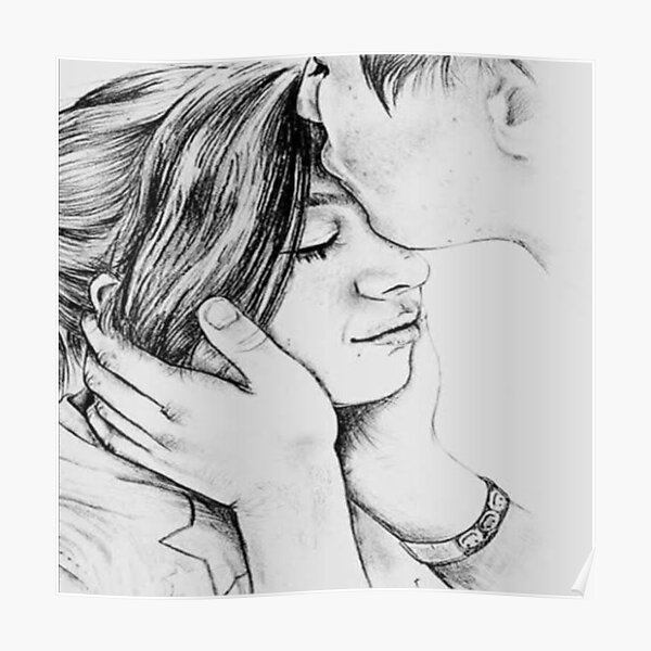 Set Bundle Line Art Drawing Simple Couple Love Boy and Girl Kiss Hand Drawn  8424496 Vector Art at Vecteezy