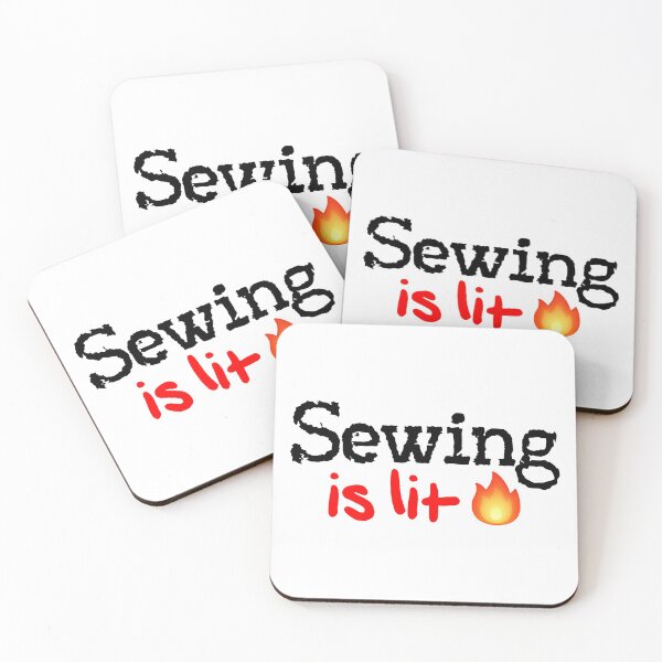 Item preview, Sewing is Lit! designed and sold by DoodleDashCollective.