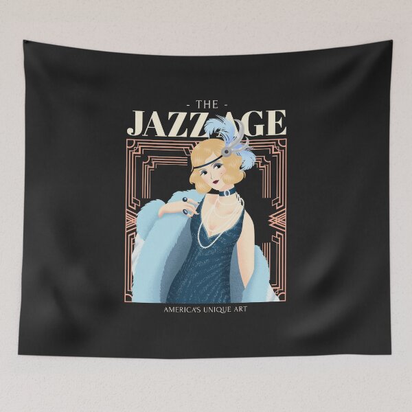 Item preview, Jazz age classy lady designed and sold by Delicarte.