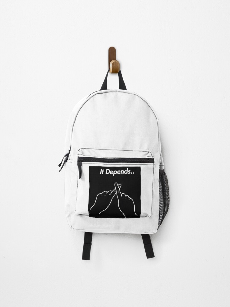 Thumbnail 1 of 3, Backpack, It Depends designed and sold by TerpLife.