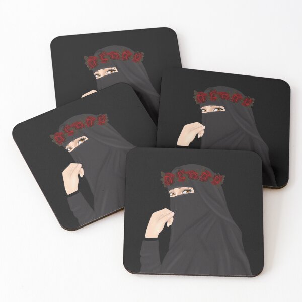 Item preview, Niqab beautiful woman drawing designed and sold by Imanitasong.