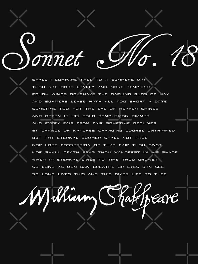 Shakespeare Sonnet No. 18 (Dark) by incognitagal