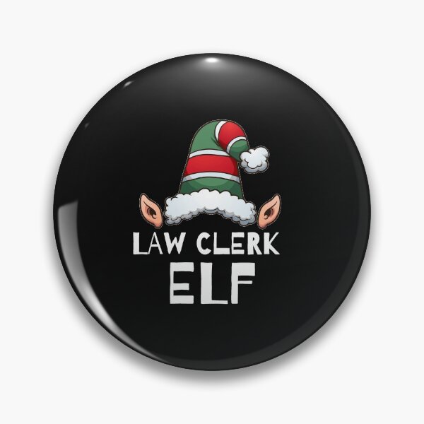Item preview, Law Clerk Elf Christmas Holidays Xmas Elves designed and sold by losttribe.