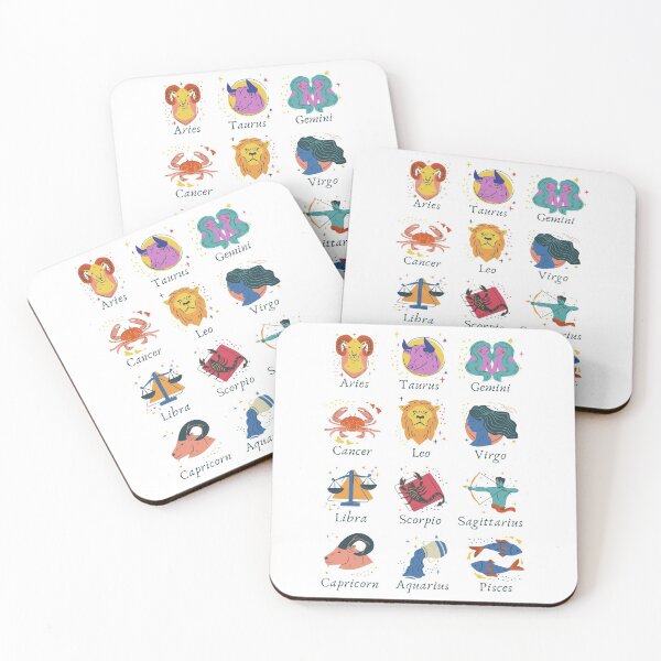 Item preview, All 12 Astrological Signs of the Zodiac - Vector Art Graphic designed and sold by gimmesometees.