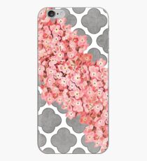 hydrangea and gray clover iPhone Case