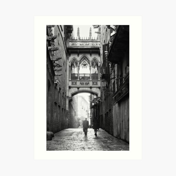 Barri Gotic, Barcelona Art Print