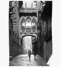 Póster Barri Gotic, Barcelona