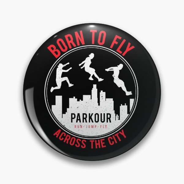 Item preview, Funny Parkour Urban Free Running print Born To fly designed and sold by D-C-Designs.