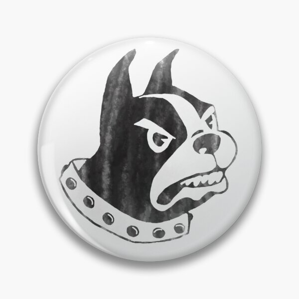 Item preview, Wofford College Black Watercolor Terrier Head designed and sold by Delaneymaybe.