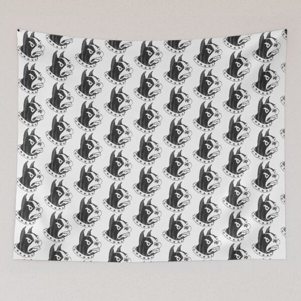 Item preview, Wofford College Black Watercolor Terrier Head designed and sold by Delaneymaybe.