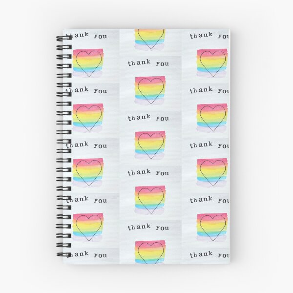 Item preview, Thank You Rainbow Heart designed and sold by LJ Robinson.