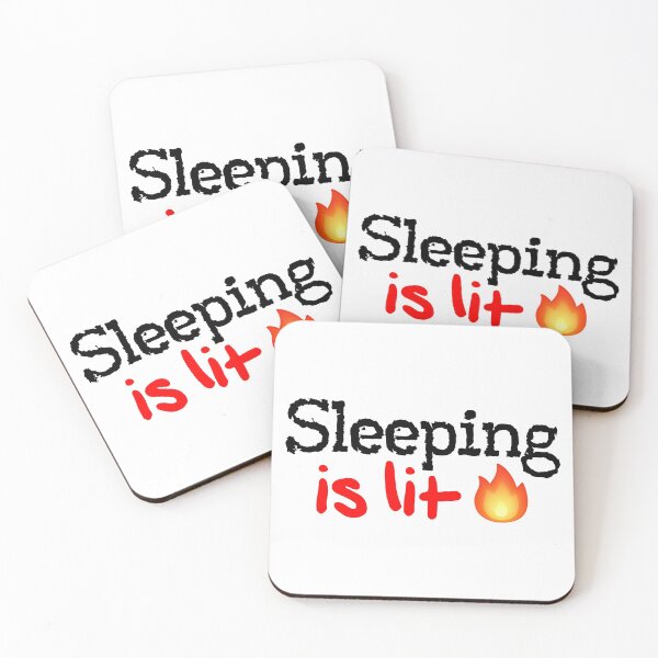 Item preview, Sleeping is Lit! designed and sold by DoodleDashCollective.