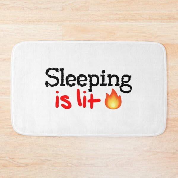 Item preview, Sleeping is Lit! designed and sold by DoodleDashCollective.