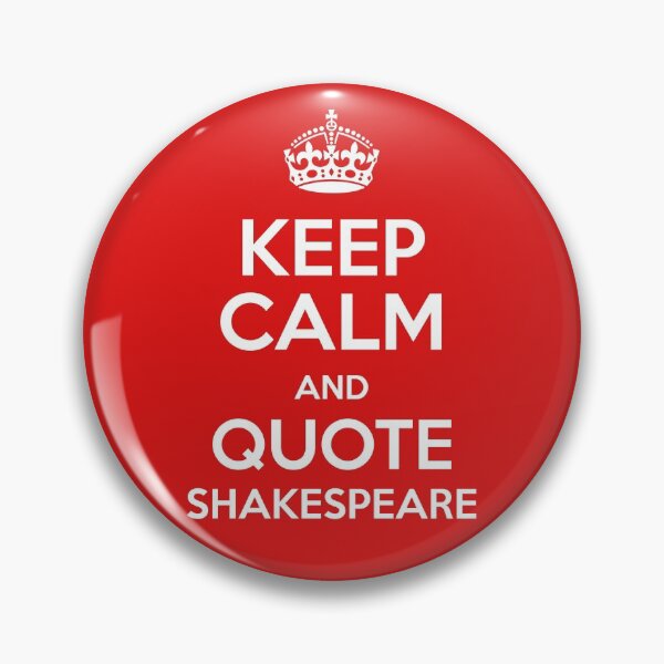 Item preview, Keep Calm & Quote Shakespeare designed and sold by Styled Vintage.