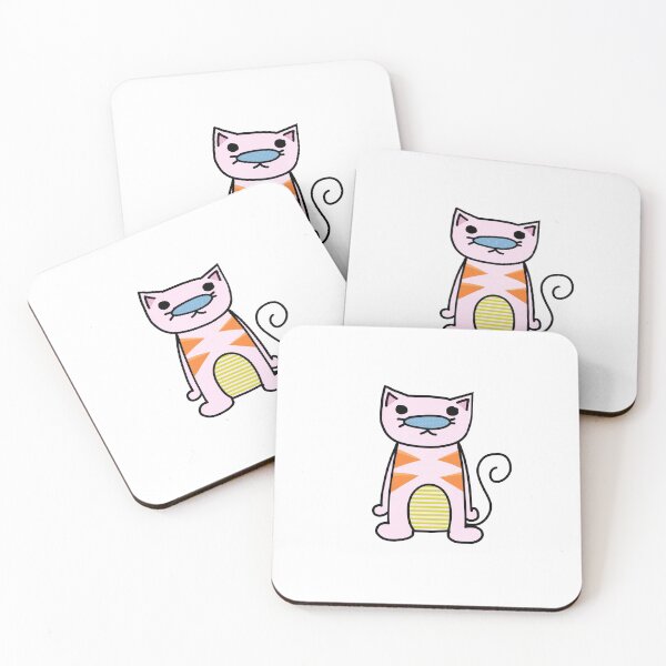 Item preview, tutti-frutti cat designed and sold by Rocky Designs.