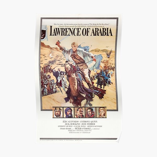 David Lean Lawrence of Arabia Poster