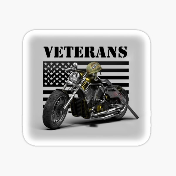 Motorcycle Veterans Stickers for Sale | Redbubble