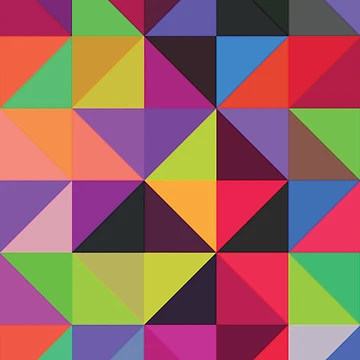 Artwork thumbnail, Abstract Geometry Triangles Pattern by lordthebeard