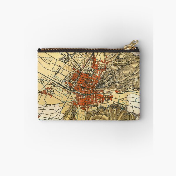 Item preview, Vintage Freiburg im Breisgau Germany Map (1911) designed and sold by BravuraMedia.