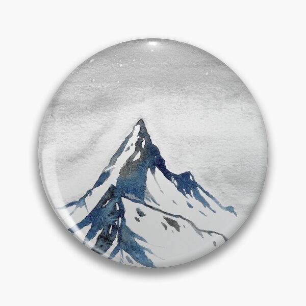 Item preview, Snowy Peak  designed and sold by María Casas Watercolour Designs.