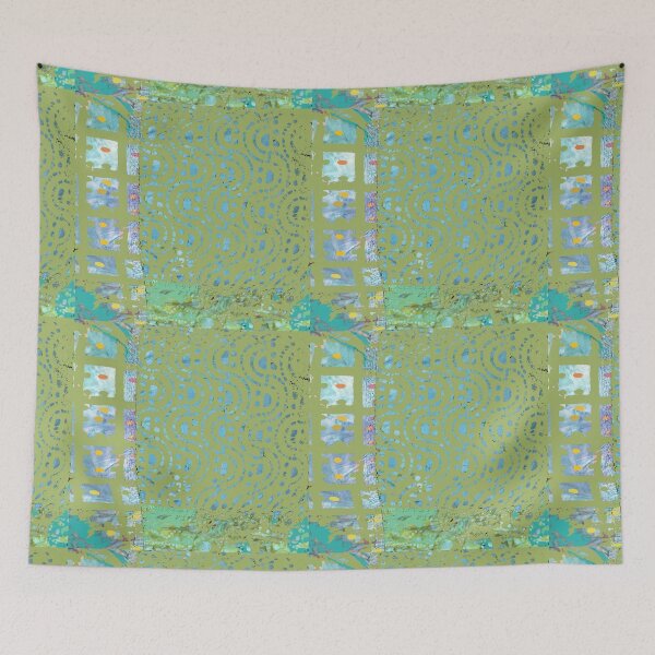 Item preview, Ferns, mixed media, photography, digital, fabric, paint designed and sold by djrunnels.
