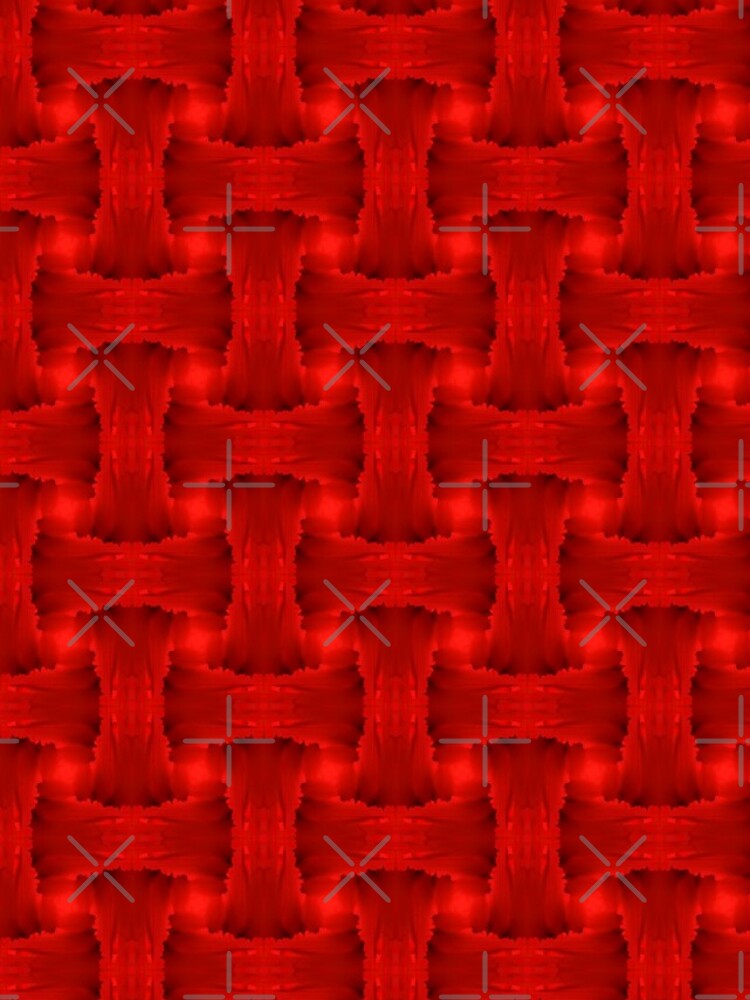 Thumbnail 4 of 4, Samsung Galaxy Phone Case, Red Ribbon Weave Pattern designed and sold by JaZilla.
