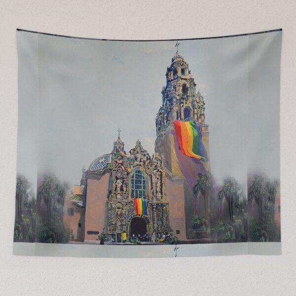 Item preview, We Rise As We Lift Others, LGBTQ Gay Rainbow Flag in California designed and sold by RDRiccoboni.