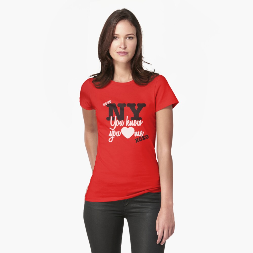 You Know You Love Me - XOXO Fitted T-Shirt