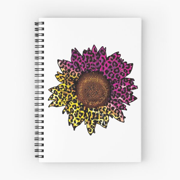 Item preview, Pink and yellow Leopard Animal Print Sunflower designed and sold by DigitalPie.