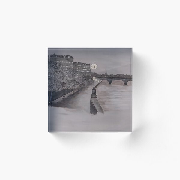 Dream a Little Dream of Paris Acrylic Block