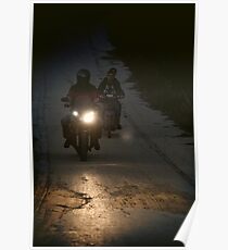 Riding in the night Poster
